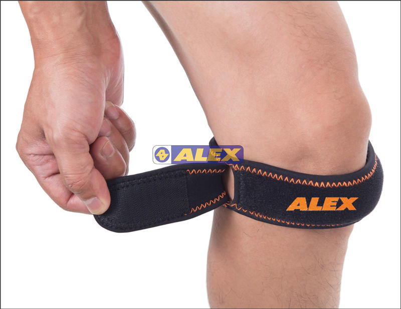 alex N-03 桌球膝 網球 羽球 籃球  運動膝蓋專用 .-膝部雙拉式加強帶