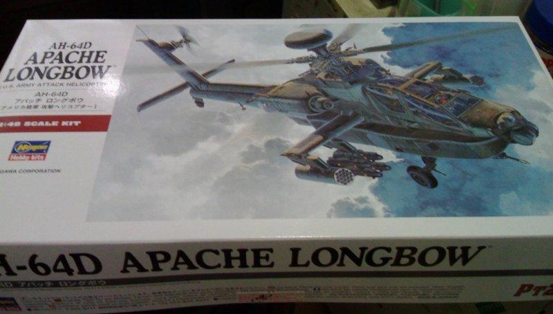 超級大特價 Hasegawa 長谷川 1/48 AH-64D 阿帕契 直升機 apache