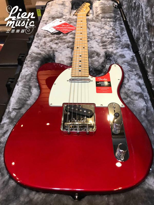 『立恩樂器』免運公司貨 Fender American Professional Telecaster 楓木指板 紅色