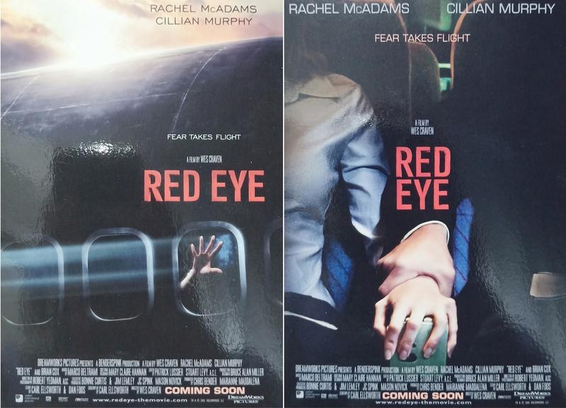C電影酷卡明信片 赤眼玄機 Red Eye（一套2款）瑞秋麥亞當斯 席尼墨菲