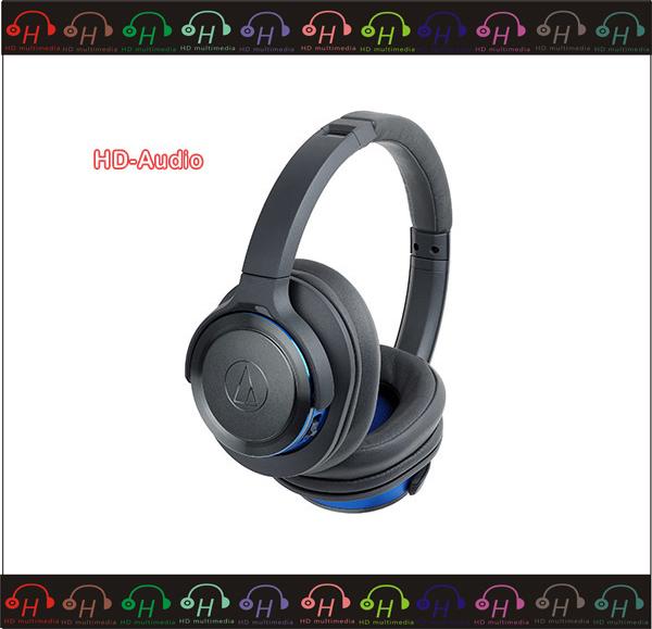 預訂!弘達影音多媒體 鐵三角 ATH-WS660BT 黑藍 重低音無線藍芽耳罩式耳機