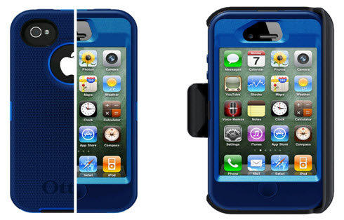 ※台北快取※美國原裝 Otterbox Defender 軍規級三層保護殼 iPhone 4.4S 專用款 **深藍 + 海藍雙色**