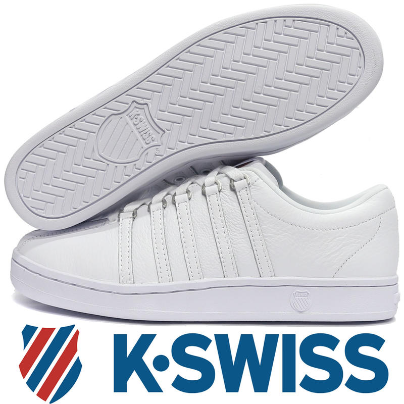 K-SWISS 06046-117 白色 Classic 88 經典款全皮質休閒運動鞋，男女同款【免運費】822K