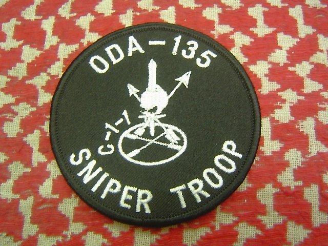 ODA-135 SNIPER TROOP 臂章
