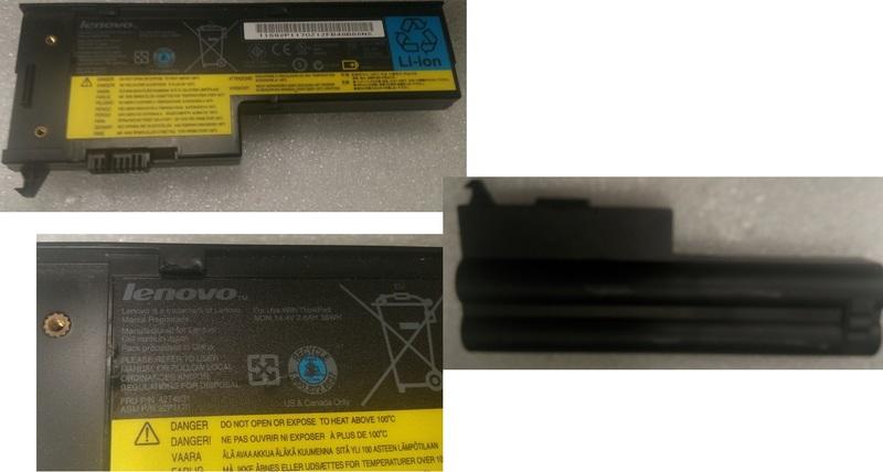 二手LENOVO IBM 42T4631筆電電池(量測無電壓,當測試報帳品)