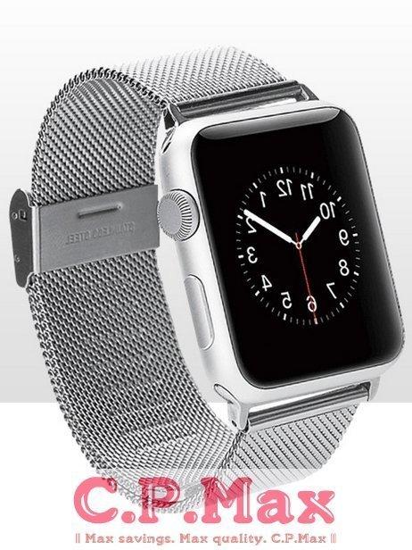 C.P.Max Apple Watch 米蘭式錶帶 金屬錶帶 不鏽鋼 運動 嚴格測試品管 另有真皮錶帶【SW0】