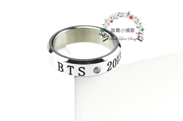 【首爾小情歌】BTS 防彈少年團 戒指 團體款 個人款 。演唱會 周邊 應援鑲水鑽鋼鈦 戒指 戒子 飾品
