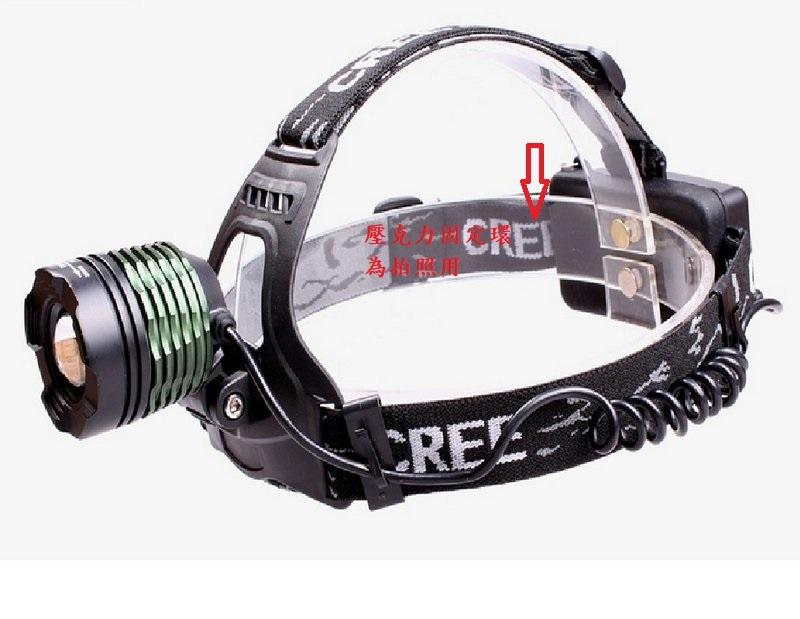 CREE L2保護板全配價1200流明(露營,朔溪,登山,釣魚必備) L2頭燈 附贈充電電池2顆, 充電座X1
