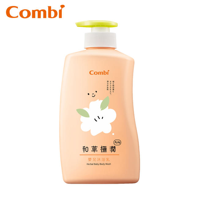 現貨/附發票(小捲兒小舖) Combi 和草極潤嬰兒沐浴乳 plus 500ml 台灣公司貨