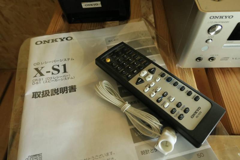ONKYO オンキヨー(オンキョー) CR-S1 CD レシーバー（CD/チューナーアンプ） CD レシーバーシステム X-S1 のセンター -  オーディオ機器