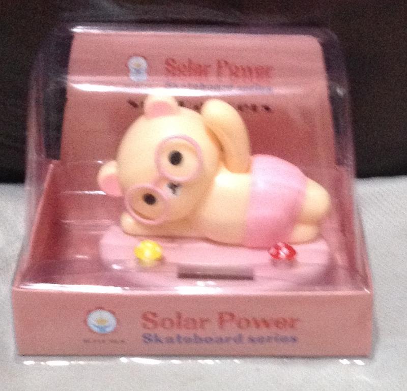 全新白熊太陽能可動玩偶