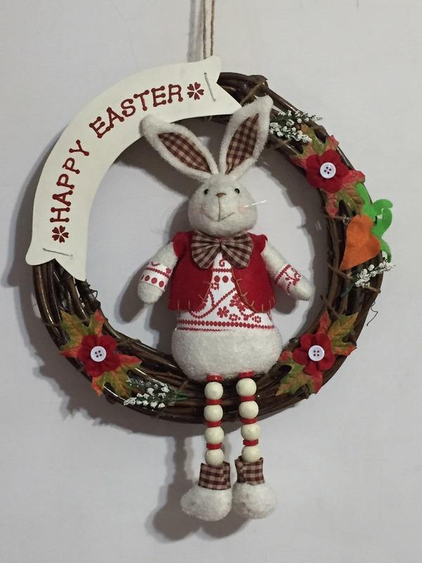 萬聖 復活節 兔兔 花環 吊飾 掛飾