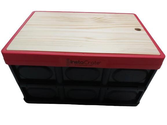台灣製造 (松木箱蓋) 超夯Costco折疊箱專用 多功能 (不含箱子)，露營用、戶外用、收納箱、攜行箱