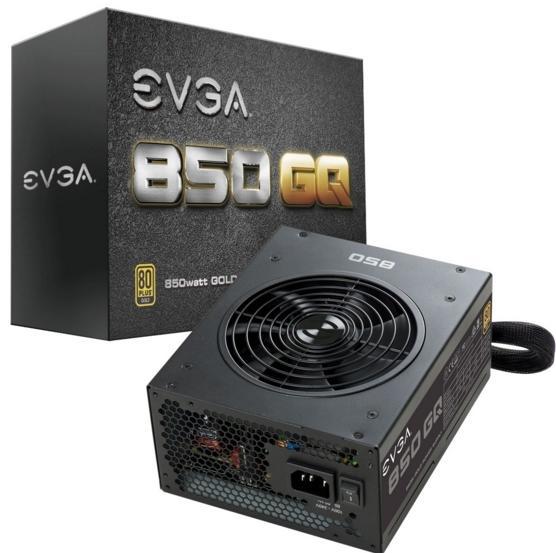 開發票五年保公司貨全新EVGA 850W GQ 80PLUS 80+ 金牌半模組 電源供應器 (650W 750W可參考