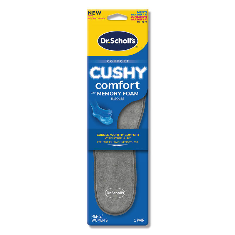 Dr. Scholl's 爽健 記憶泡棉舒適鞋墊 (男女皆適) 薄型設計 除臭 防滑【DDBS】