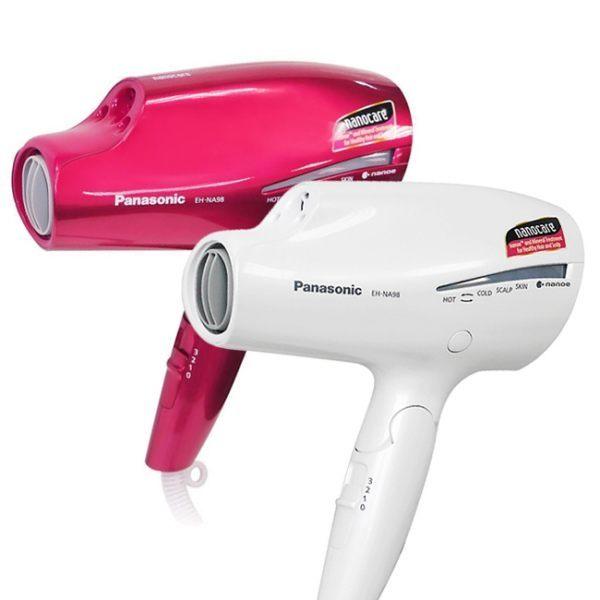 【子震科技】S Panasonic 國際牌 EH-NA98 奈米水離子吹風機 桃紅/白色