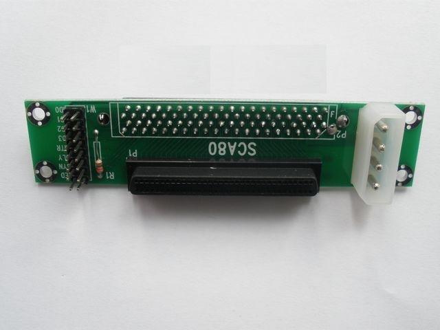 SCSI HDD轉接卡80pin轉68pin U160 U320 SCSI硬碟 80pin轉68pin 轉接頭SCA80