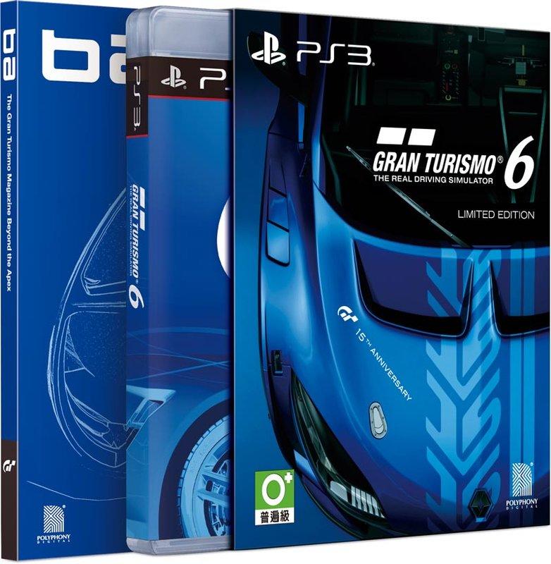 【電玩販賣機】全新未拆 PS3 GT6 浪漫跑車旅6 15週年精裝紀念版 -中文初回亞版-