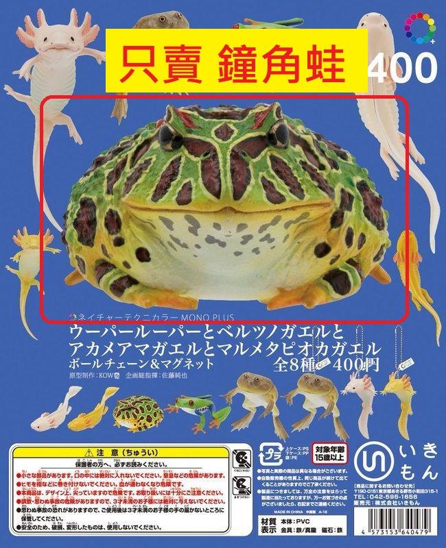 IKIMON(轉蛋)NTC圖鑑-墨西哥鈍口螈&鐘角蛙 只售 鐘角蛙