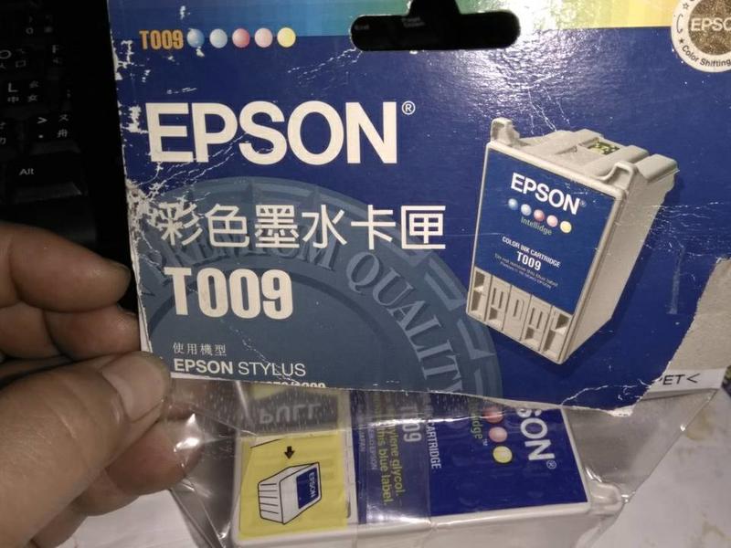 EPSON T009 彩色墨水匣 原廠已過保固期 優惠價60元