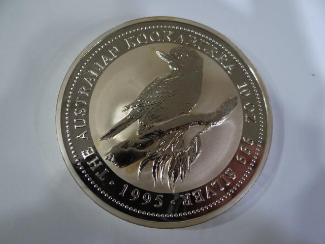 收藏已久 1995年澳洲銀幣 10 OZ  分享收藏！