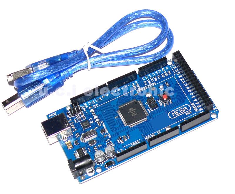 【UCI電子】(6-9)Arduino 全相容  MEGA2560 R3 開發板 ，ATMEGA16U2-MU