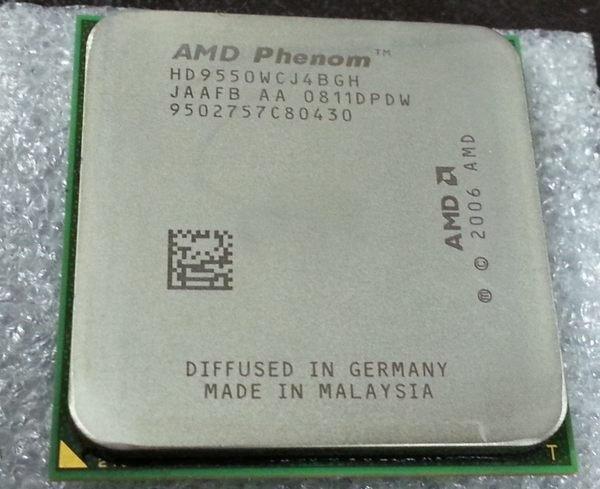 ☆發揮愛心☆  AMD Phenom  X4 9550黑盒版2.2Ghz 65W L3 2MB 四核心處理器