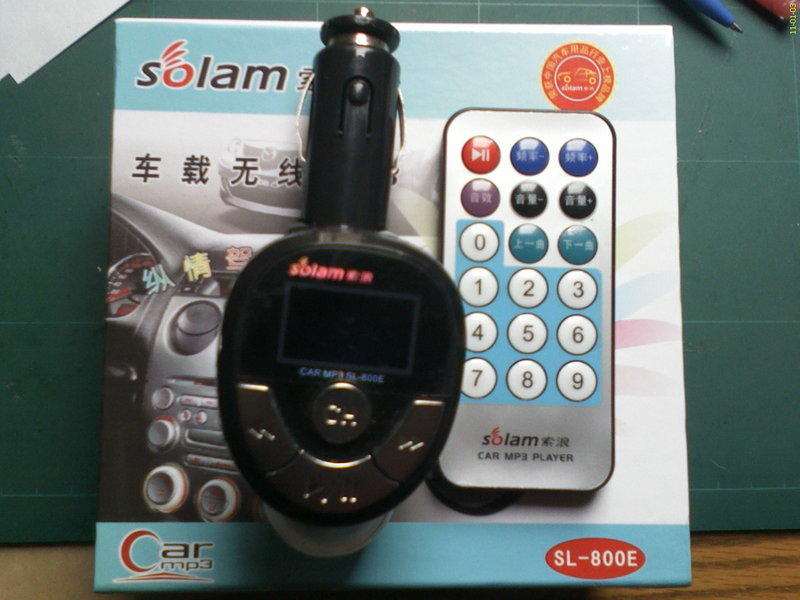 索浪2G車載音響無線發射器汽車MP3播放器SL-800E 特價$300