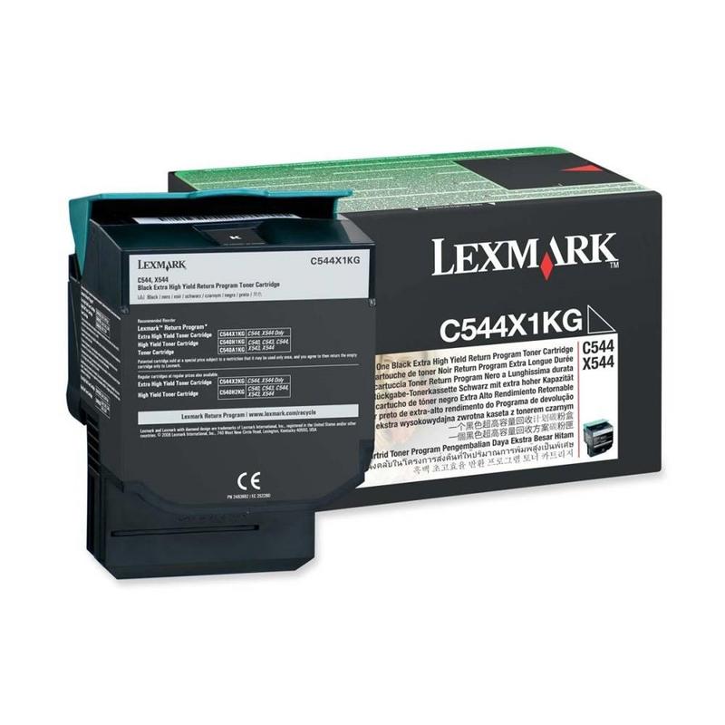 Lexmark C544X1KG黑色超高量碳粉匣 (6K)(含稅開發票)