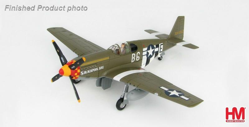 HM - 1/48 二戰美軍 P-51B 野馬 "Blackpool Bat" 324842 HA8512