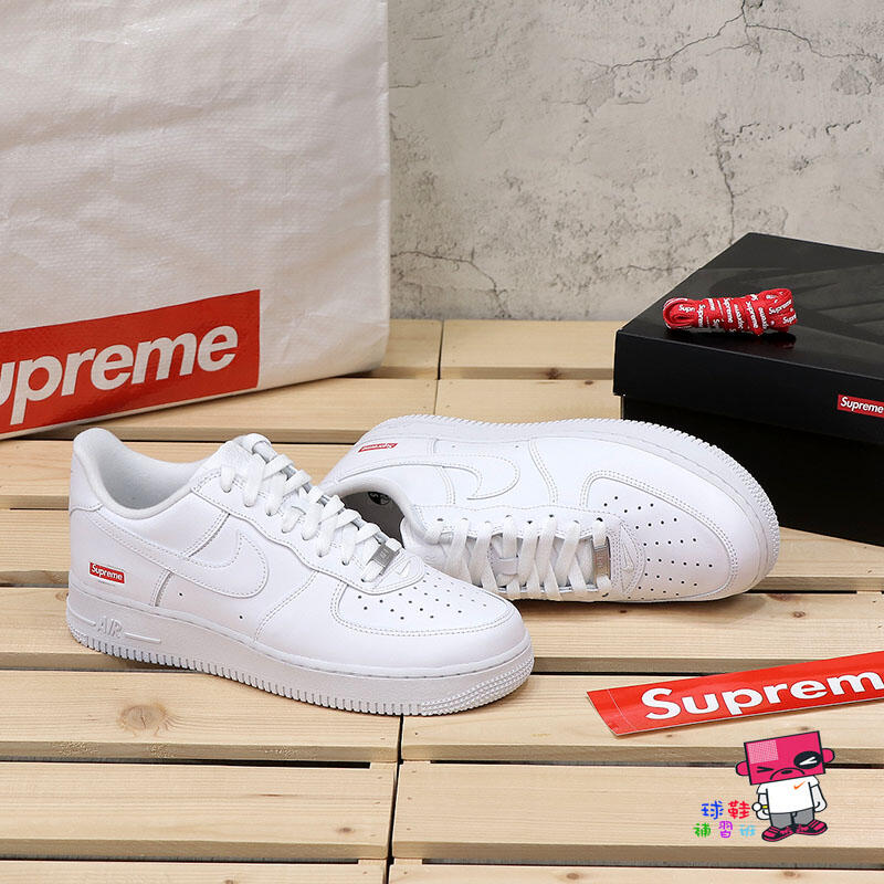 球鞋補習班SUPREME x NIKE AIR FORCE 1 LOW BOX WHITE 白色CU9225-100