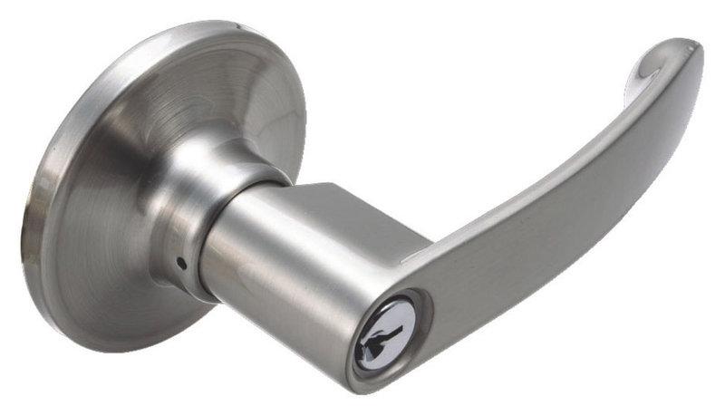 加安水平鎖 LYRX207 含稅 一般鎖匙 自動解閂房門鎖 磨砂銀色 鎖閂60mm左右不分邊都適用