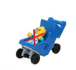 樂高 LEGO 60204 藍色 娃娃車 嬰兒車 （不含嬰兒）
