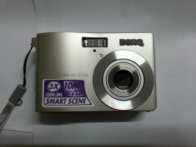 零件機 全新但無法開機 BenQ DC C1020數位相機 1千萬畫素 使用3號電池