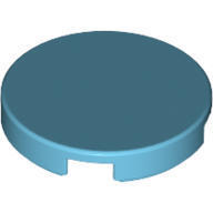 【積木樂園】樂高 LEGO 14769 6145255 2x2 Round Tile 中間蔚藍 圓形 平板