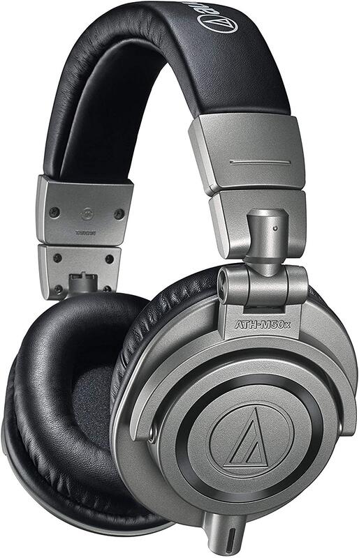 [SAM]ATH M50X 鐵灰色 監聽  DJ 鐵三角 耳罩式耳機