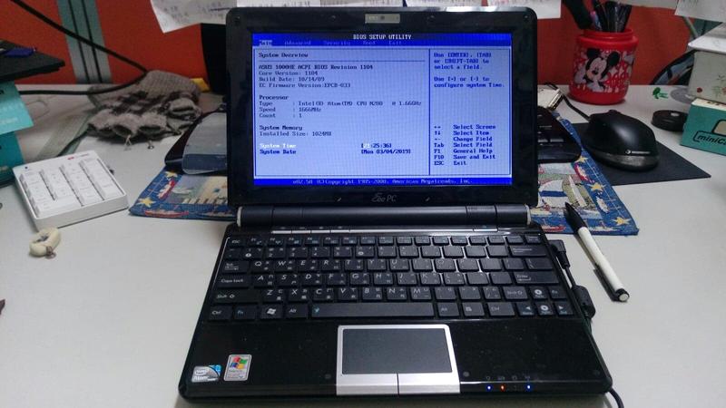 ASUS Eee PC 1000HE 小筆電 黑色