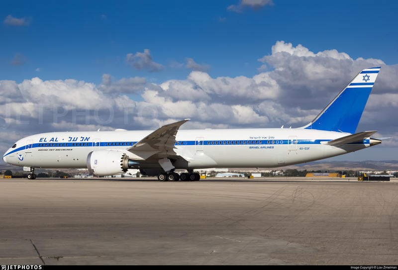 Geminijets 以色列航空 El Al Airlines 787-9 4X-EDF 1:400