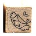 ＊?45號花園＊韓國文具可愛木製印章[飛翔信]愛與翅膀