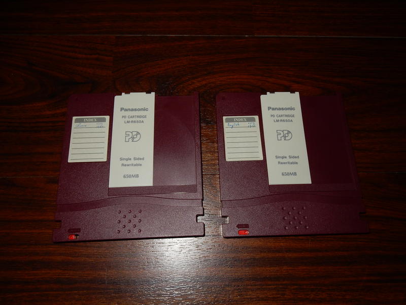 二手 日本製 國際牌 Panasonic LM-R650A PD disc 650MB_參考MO 富士通 SONY