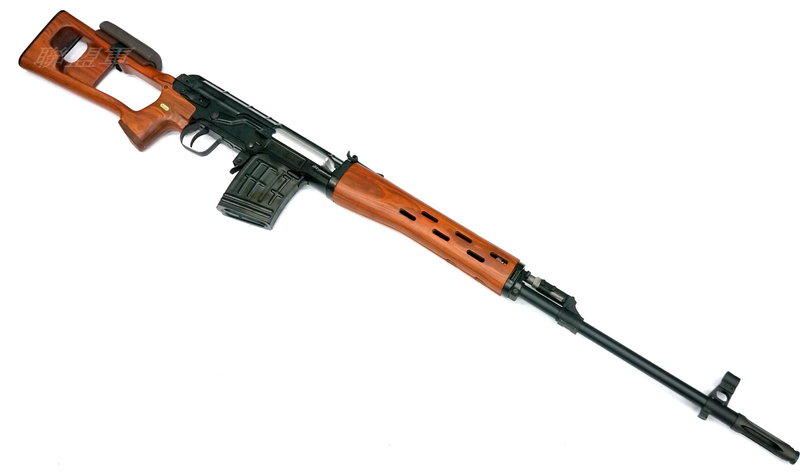 【聯盟軍 生存遊戲專賣店】WE SVD GBB 鋁膠木紋版 狙擊槍 全金屬 瓦斯槍