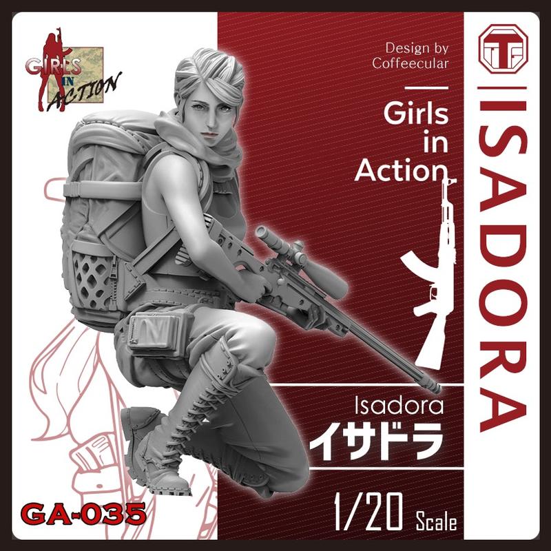 *補貨中預購*Tori(ZLPLA)GA-035 Isadora 1/20 時裝美女 女兵系列 樹脂人形模型