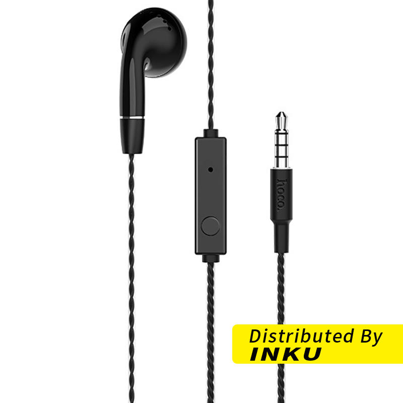Hoco M61 佳音單耳帶麥耳機 重低音通用手機入耳式線控單耳麥 AUX 3.5mm 浩酷 1.2m
