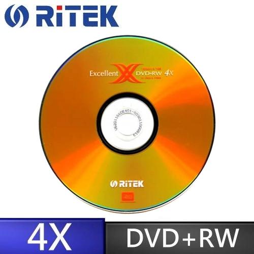 [出賣光碟] RiTEK 錸德 4xDVD+RW 空白光碟 燒錄片 可重複燒錄 原廠10片布丁桶