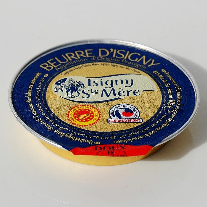 依思尼Isigny無鹽發酵小奶油塊10g原裝，法國原裝進口，世界頂級的天然悠遠香氣、AOP認証 草飼牛IDUNN
