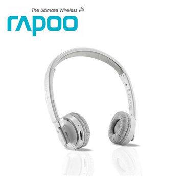Rapoo 雷柏H6080 藍芽無線摺疊耳機麥克風 (銀色)