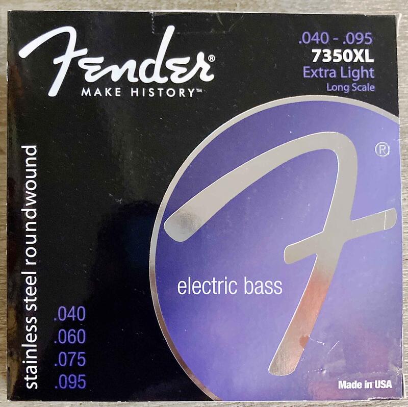 [藝響樂器]電貝斯弦 Fender 7350XL (40-95)/四弦/不銹鋼/3包特價/Long Scale/美國製