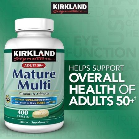 成年人成人多 400片 Kirkland Mature multivitamin, 400