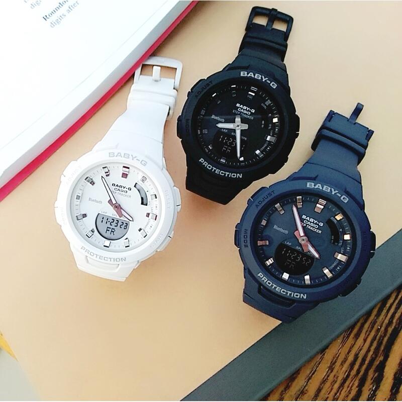 BABY-G新款藍芽錶經緯度鐘錶計步器200組圈數記憶多功能保證台灣