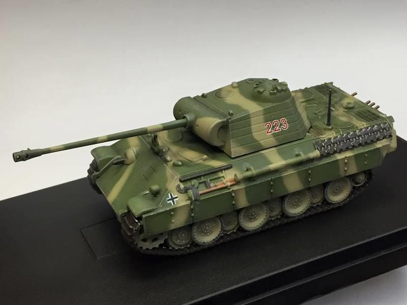 Pather G 豹G 綠迷 二色 比例 1/72 坦克 完成品 Panzerkampf  12083